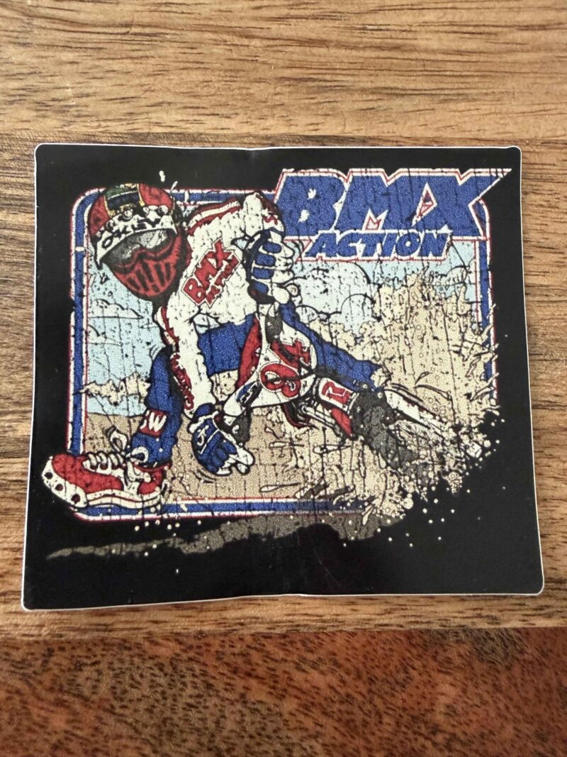 BMX Action Magazine - Motocross logo in black