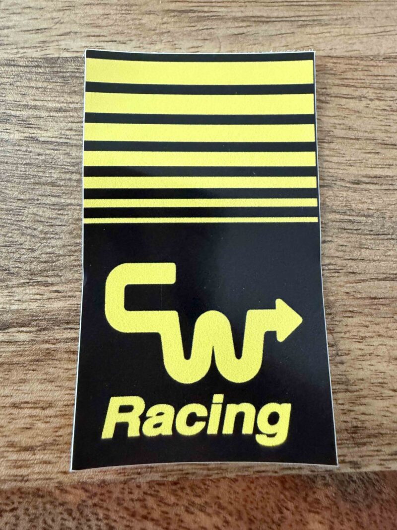 CW Stacked logo in yellow and black