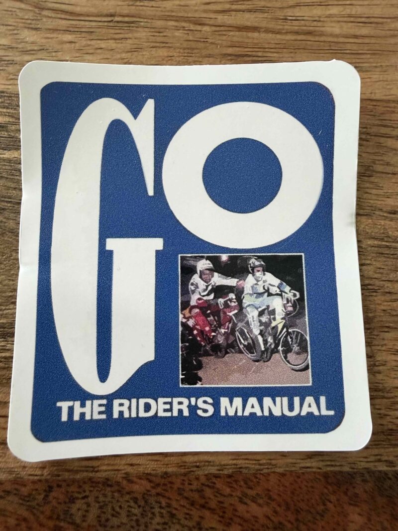 Go The Riders Manual - Blue race logo