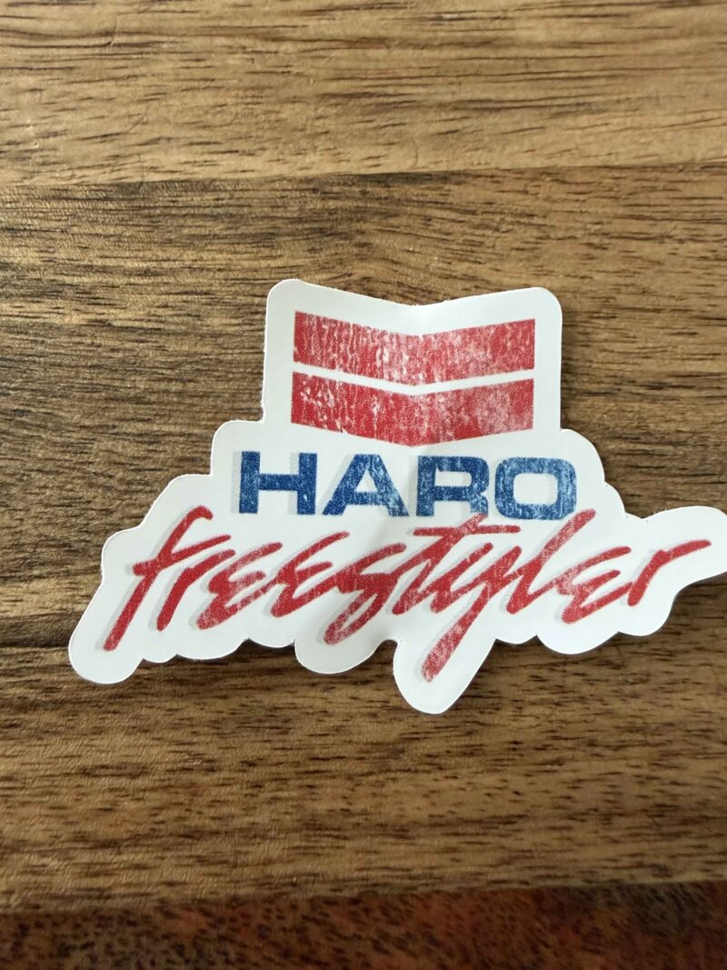 Haro - Freestyler logo in red and blue