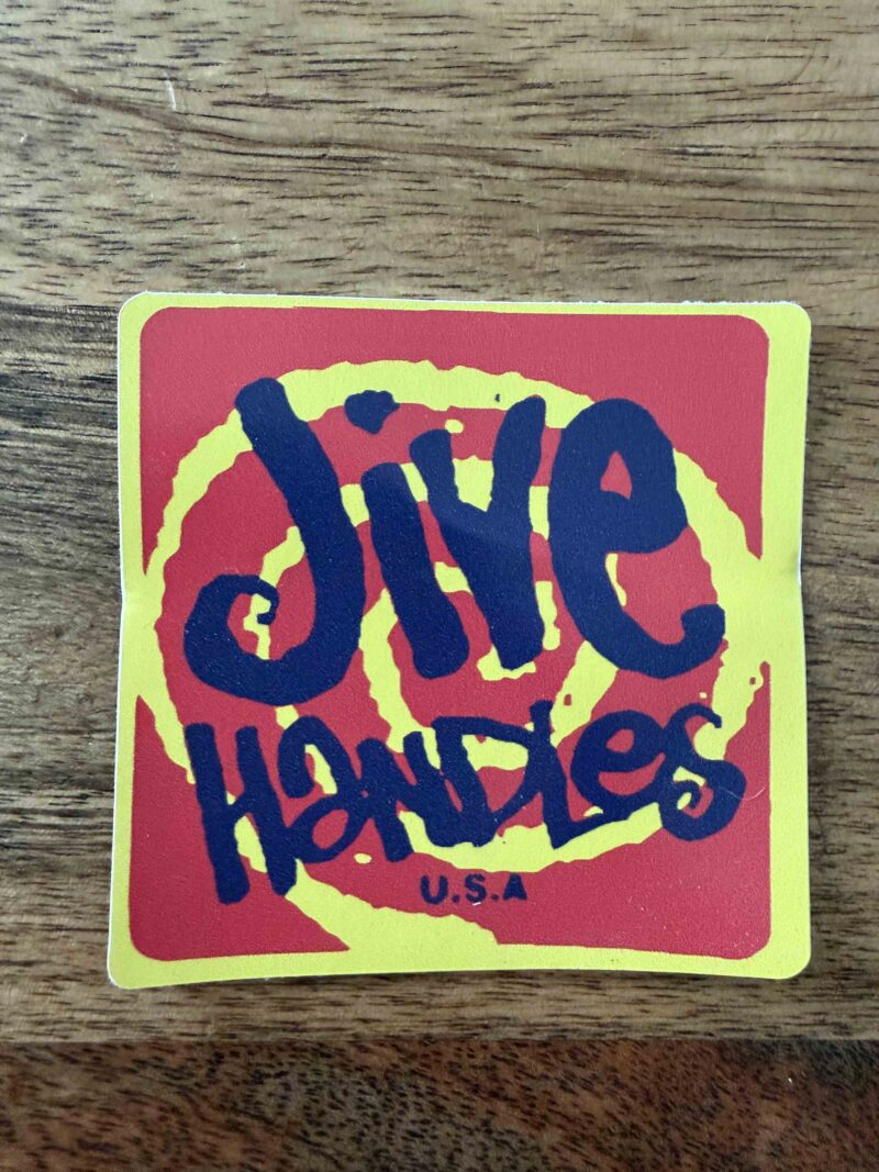 Jive Handles - Swirl logo in red / yellow / blue