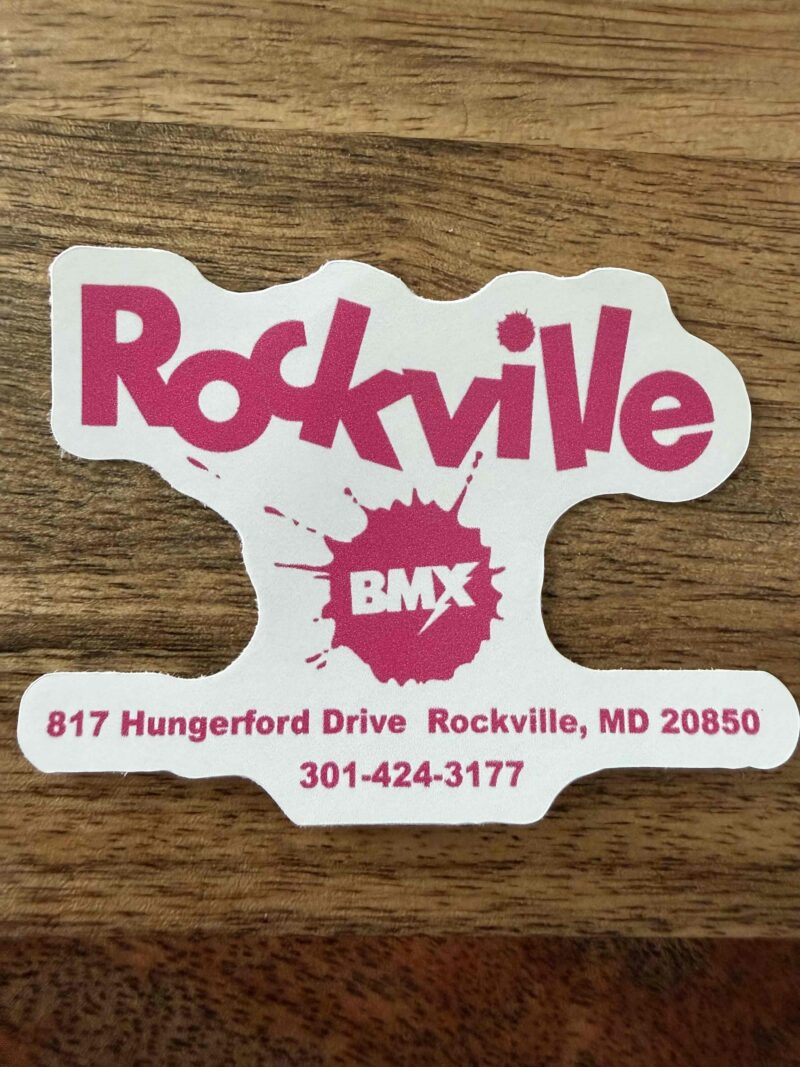Rockville BMX Splatter logo in magenta