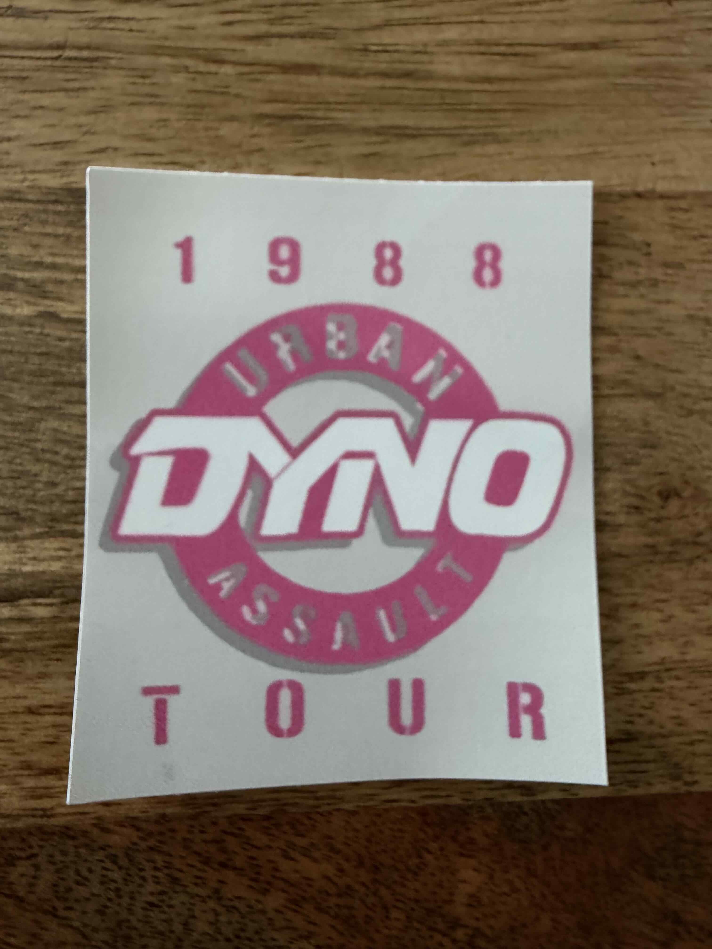 Dyno - 1988 Urban Assault Tour logo