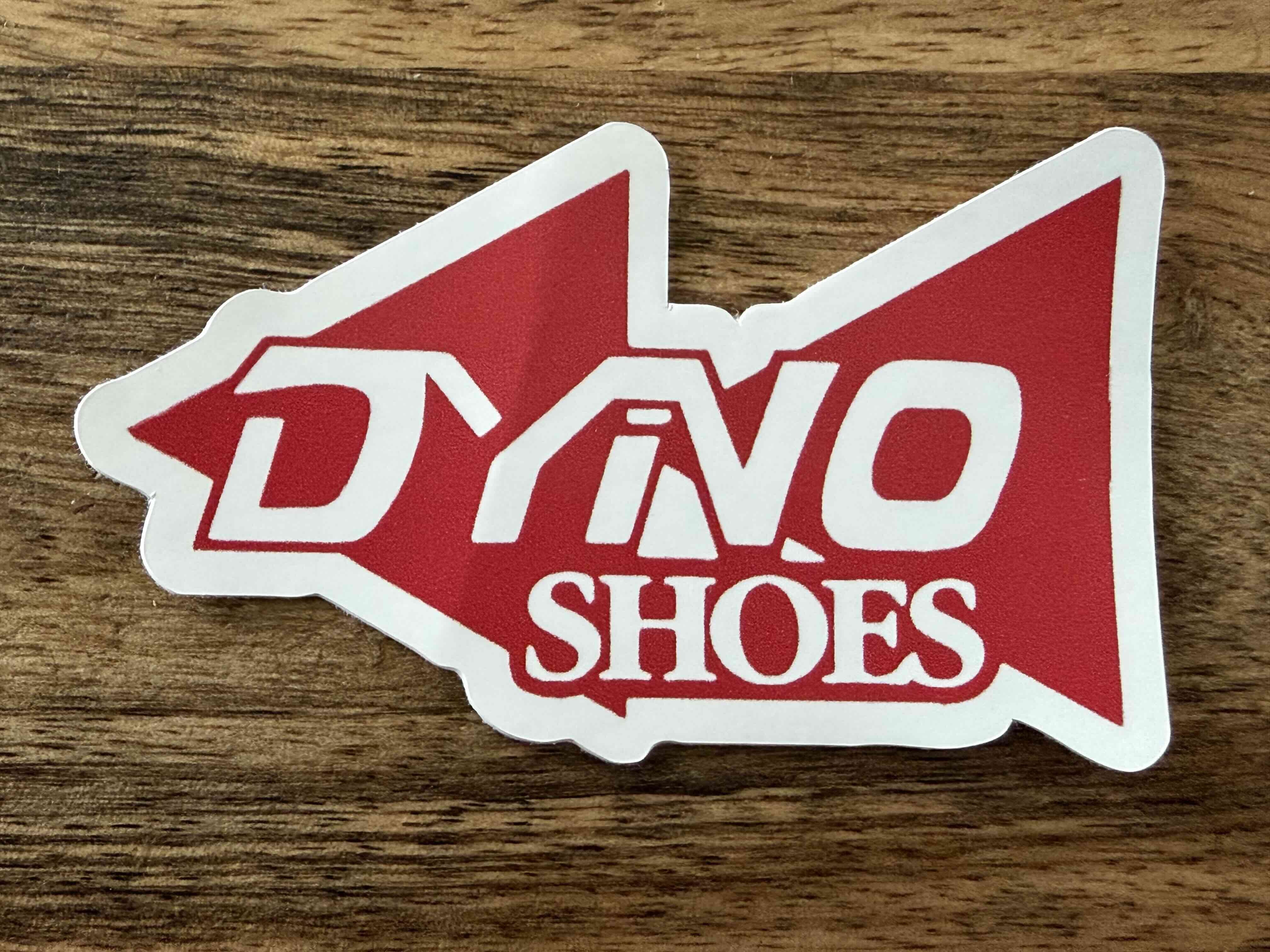 Dyno Shoes classic logo in red