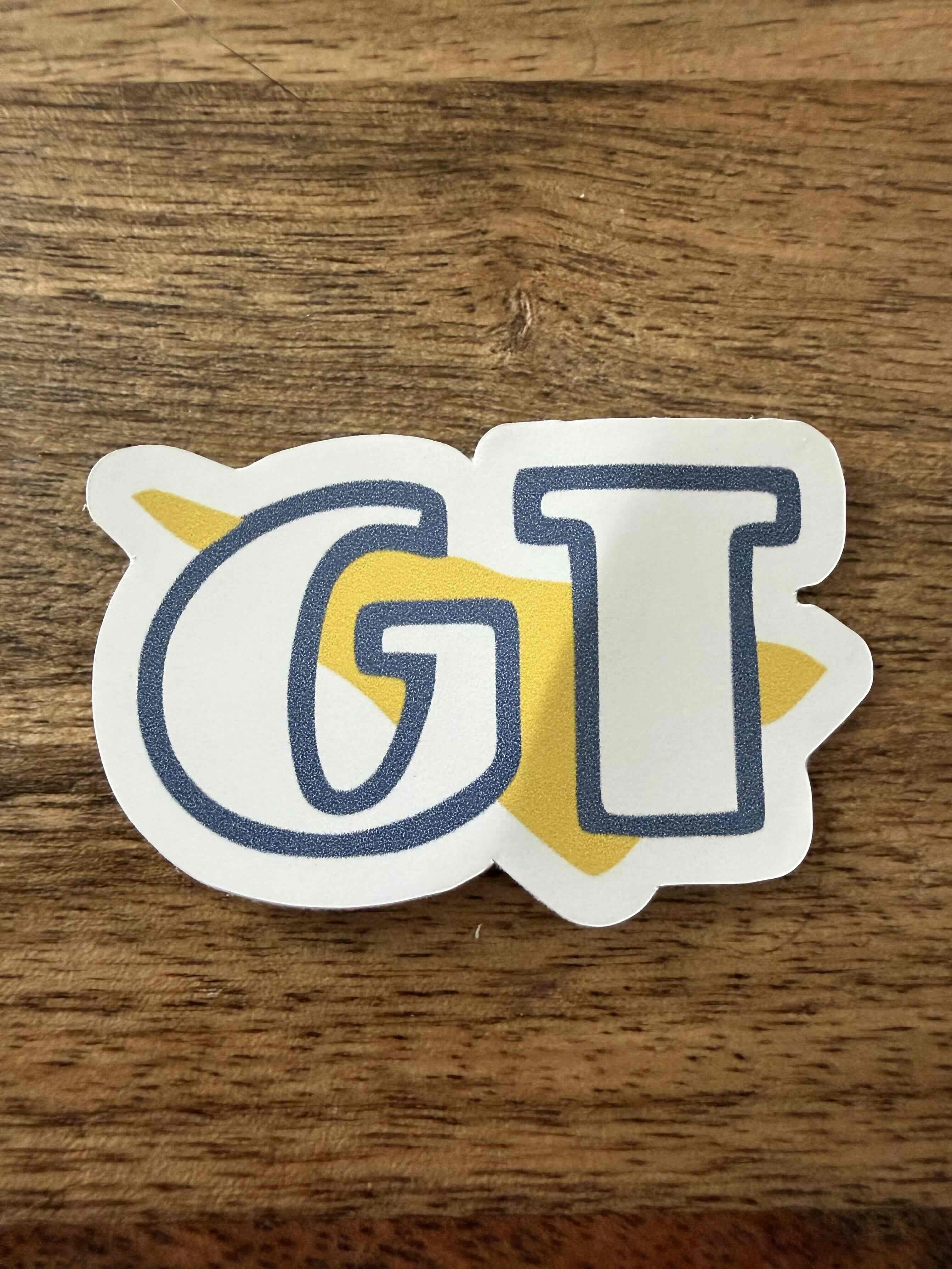 GT Bubble Logo - Yellow and Blue