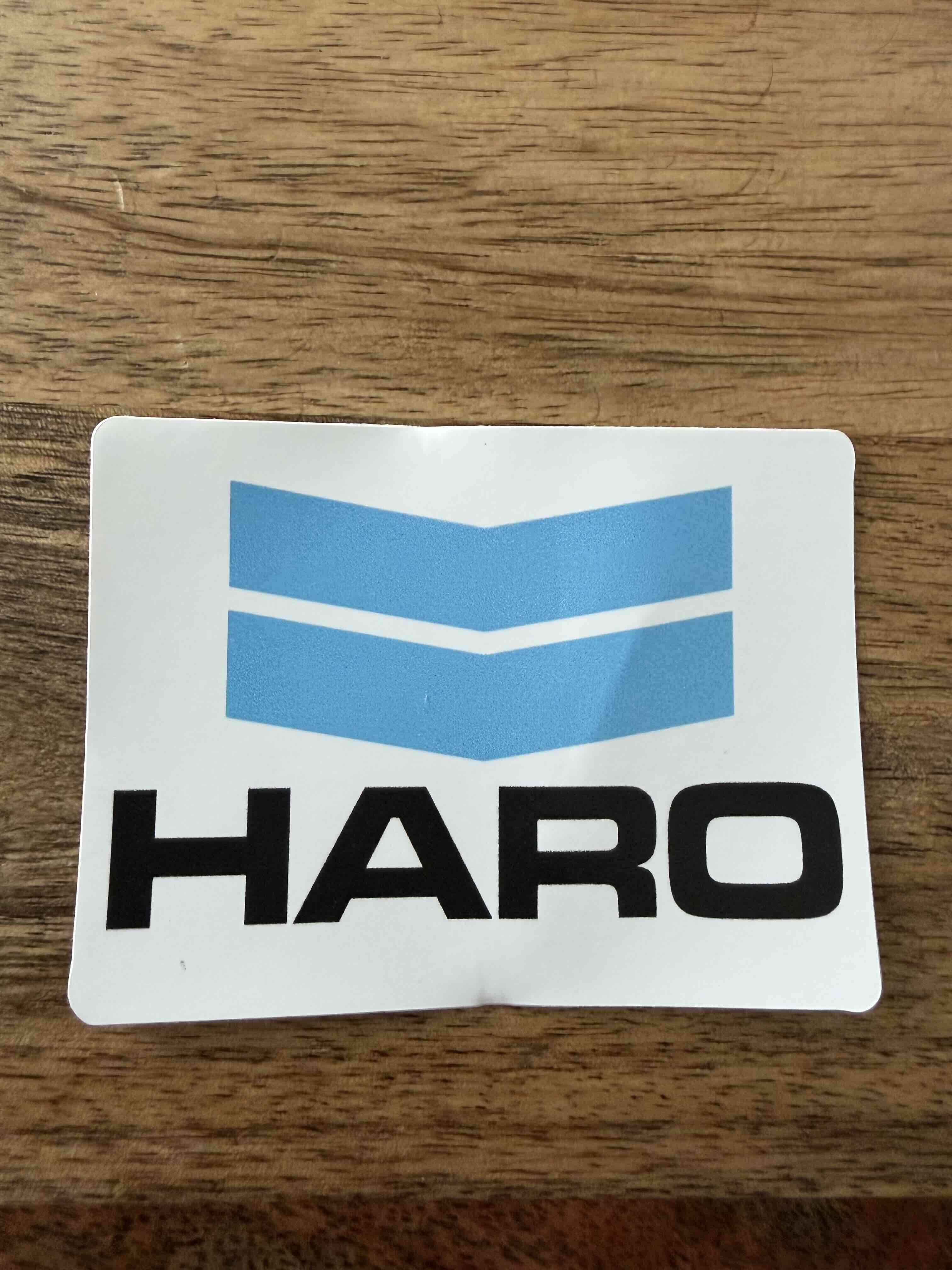 Haro - Classic logo in blue on white